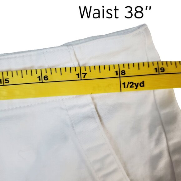 J. Jill Women's Khaki Cotton Linen Stretch Blend Straight Leg Pants Plus Size 14 - Picture 8 of 16